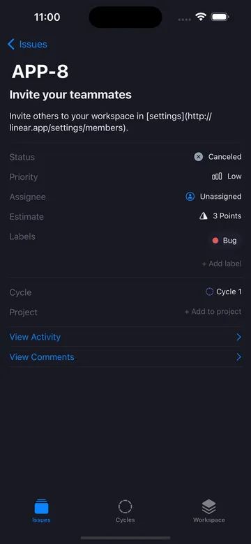 Colinear screenshot 2